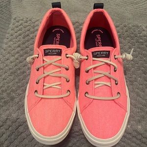 Hot Pink Sperry Top-Sider Boat Shoes! NEVER WORN